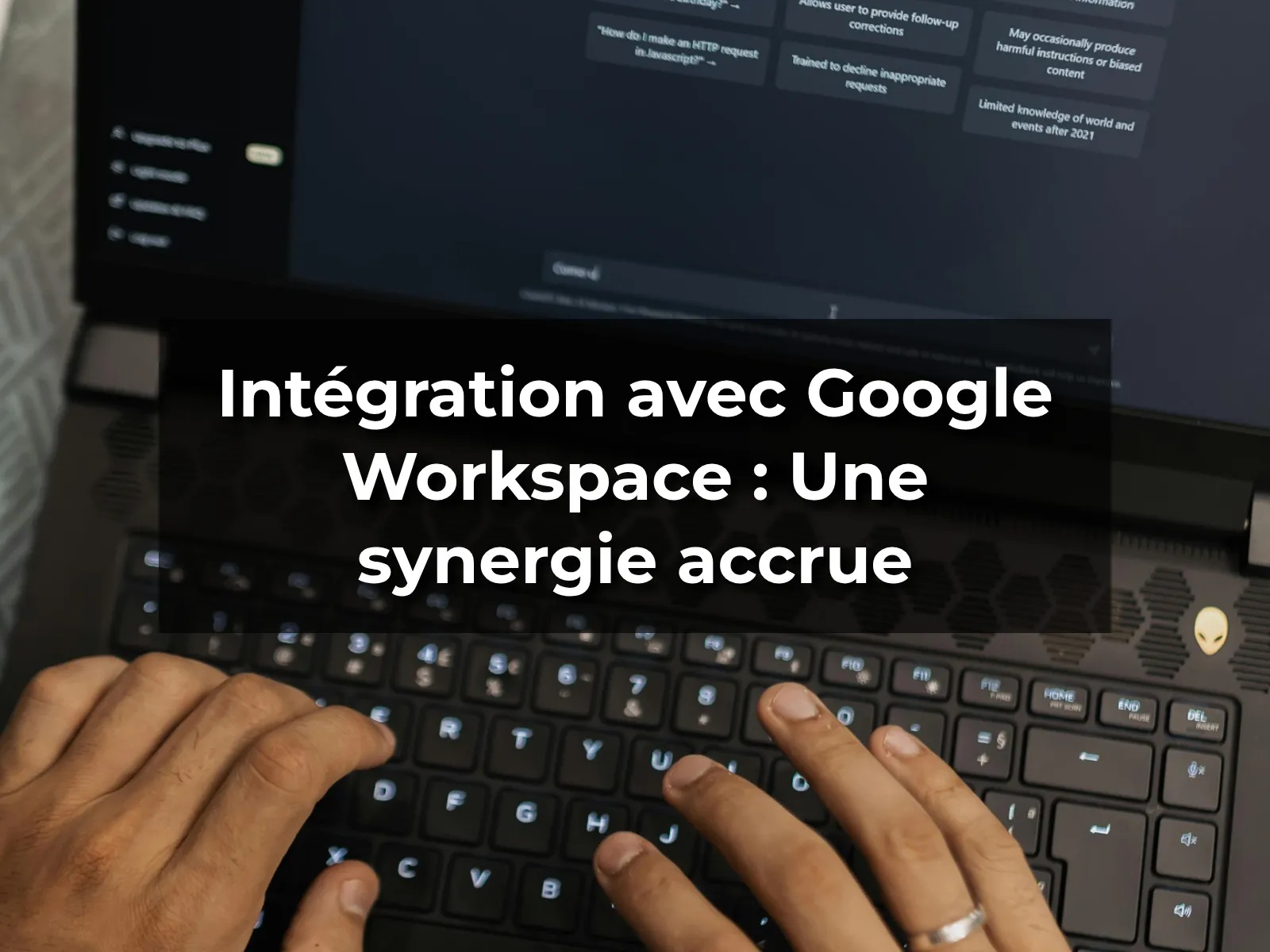 Intégration avec Google Workspace : Une synergie accrue