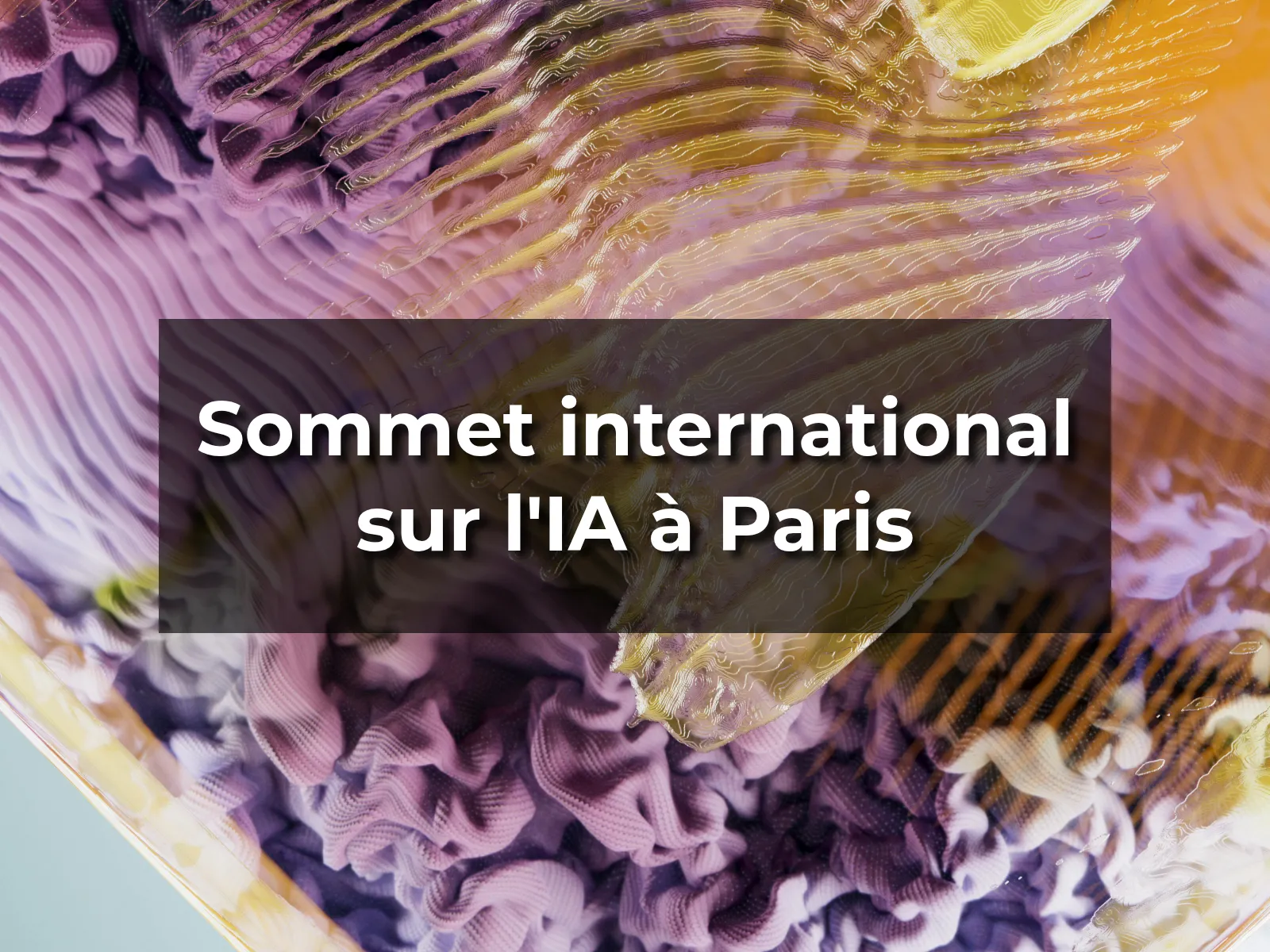 Sommet international sur l'IA à Paris