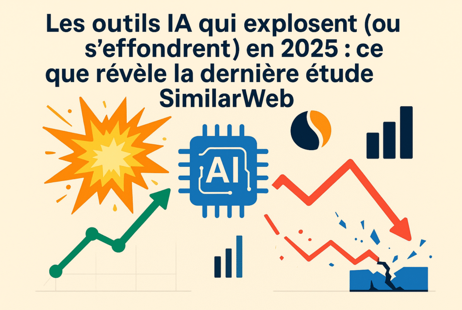 Les Outils IA qui Explosent (ou S'effondrent) en 2025 : Ce que Révèle la Dernière Étude SimilarWeb