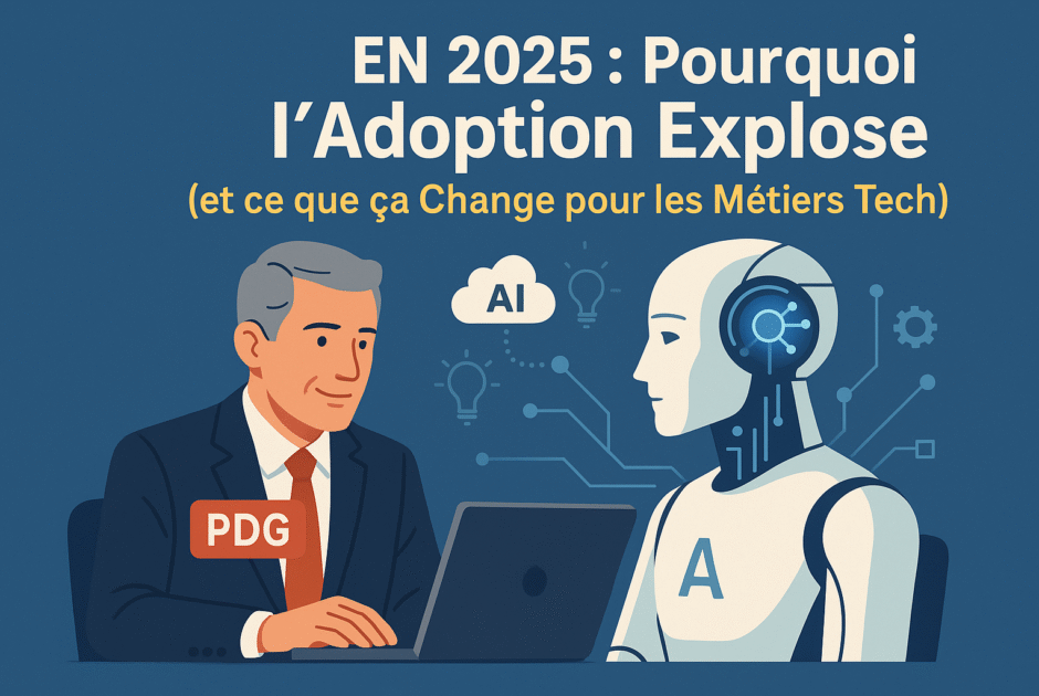 PDG & IA en 2025 : Pourquoi l'Adoption Explose (et ce que ça Change pour les Métiers Tech)