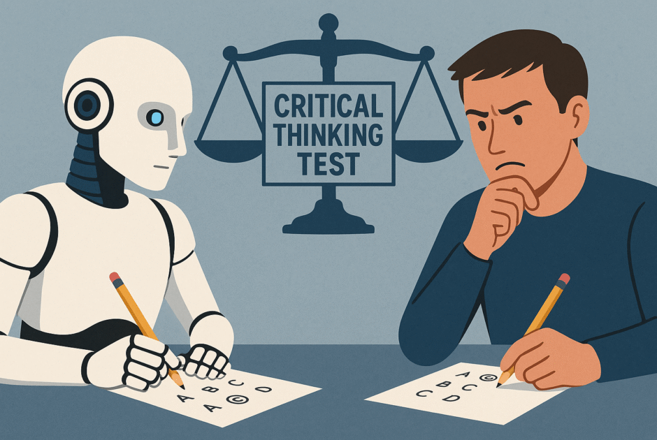 Une IA devance l'humain au test de jugement critique : rupture ou artefact ?