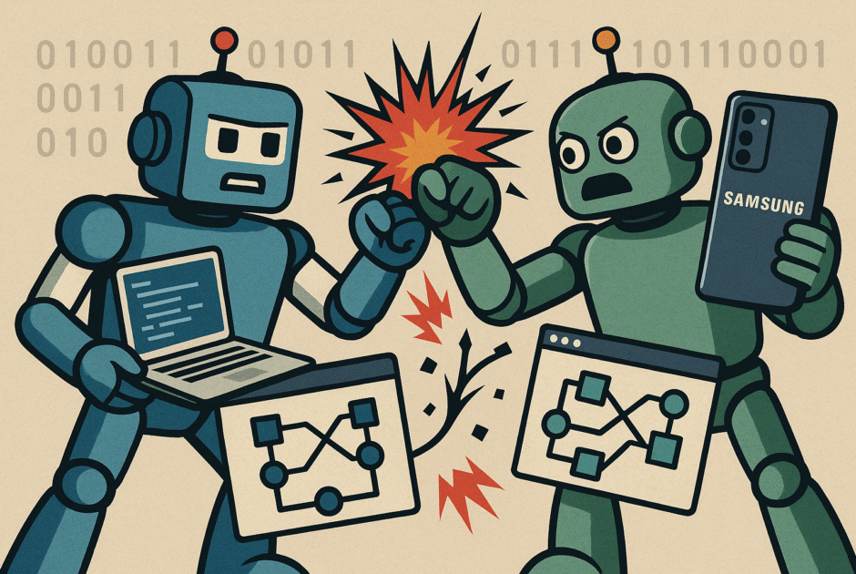 Guerres de Bots : Quand les Agents IA Entrent en Conflit et Perturbent l'Industrie – Le Cas Samsung & les Nouveaux Défis de l'Interopérabilité
