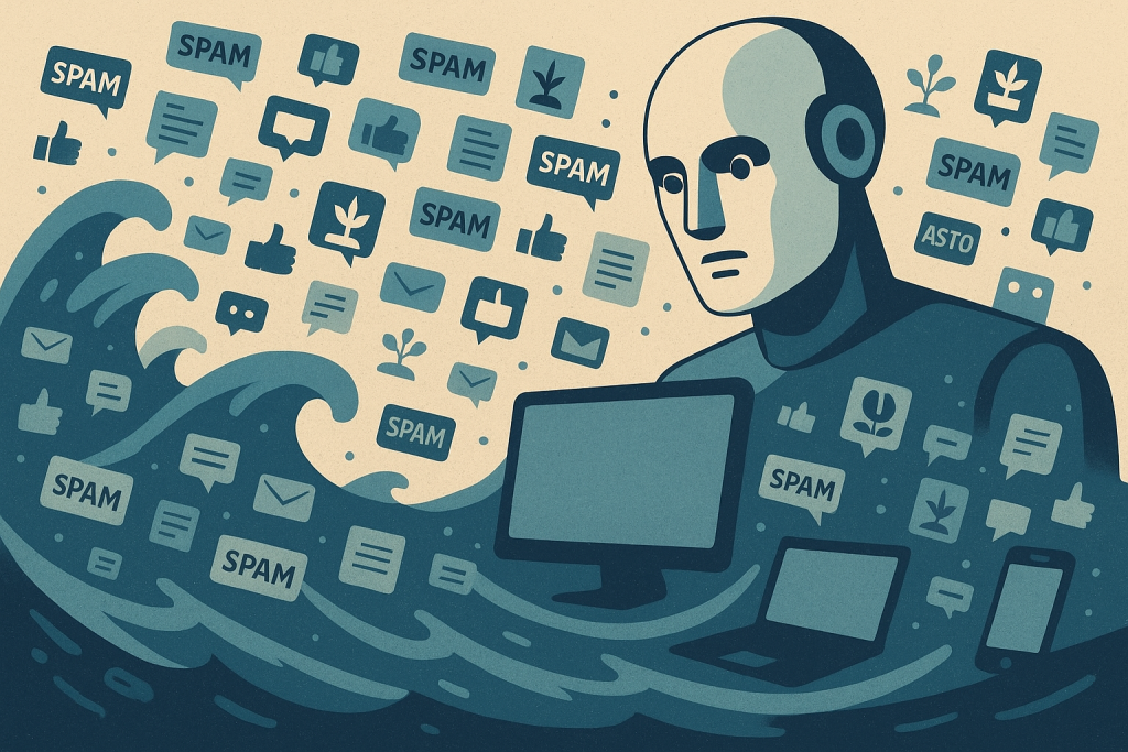 Slop, Astroturfing & Pollution Numérique : Comment l'IA Générative Inonde (Vraiment) le Web en 2025