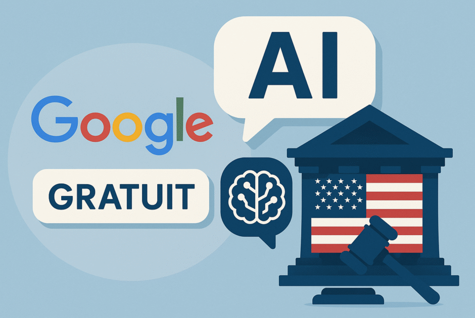 Google Dégaine l'IA Générative (Quasi) Gratuite : Pourquoi l'Accord avec l'État Américain Change Les Règles du Jeu