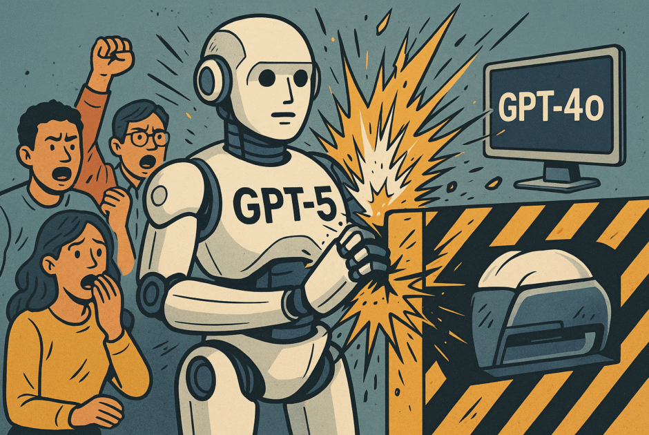 GPT‑5, fronde des utilisateurs et retour de GPT‑4o : le crash‑test qui réécrit la gouvernance produit IA