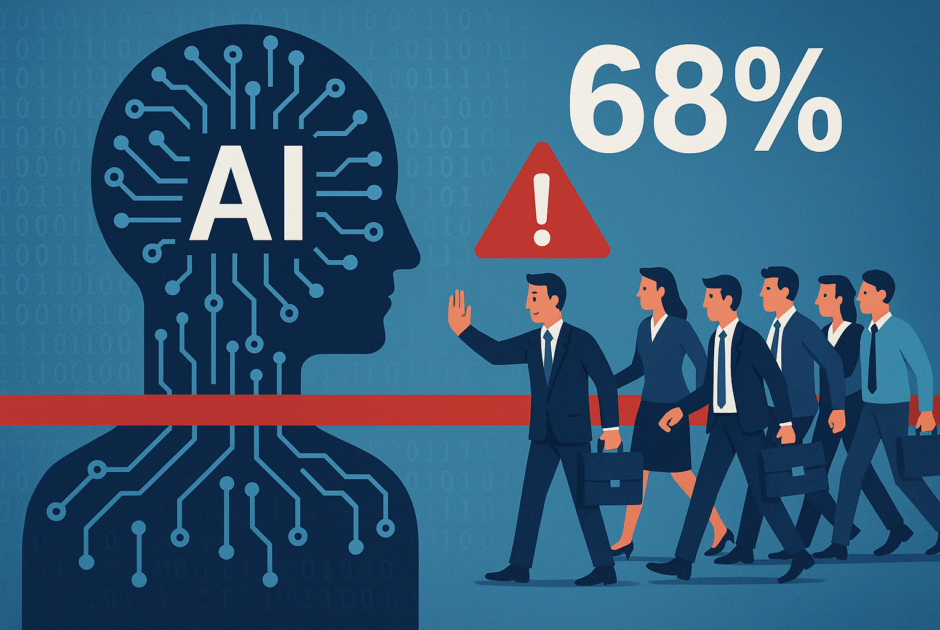 IA sauvage en entreprise : l'alerte de l'été 2025 – Quand 68% des employés franchissent la ligne rouge