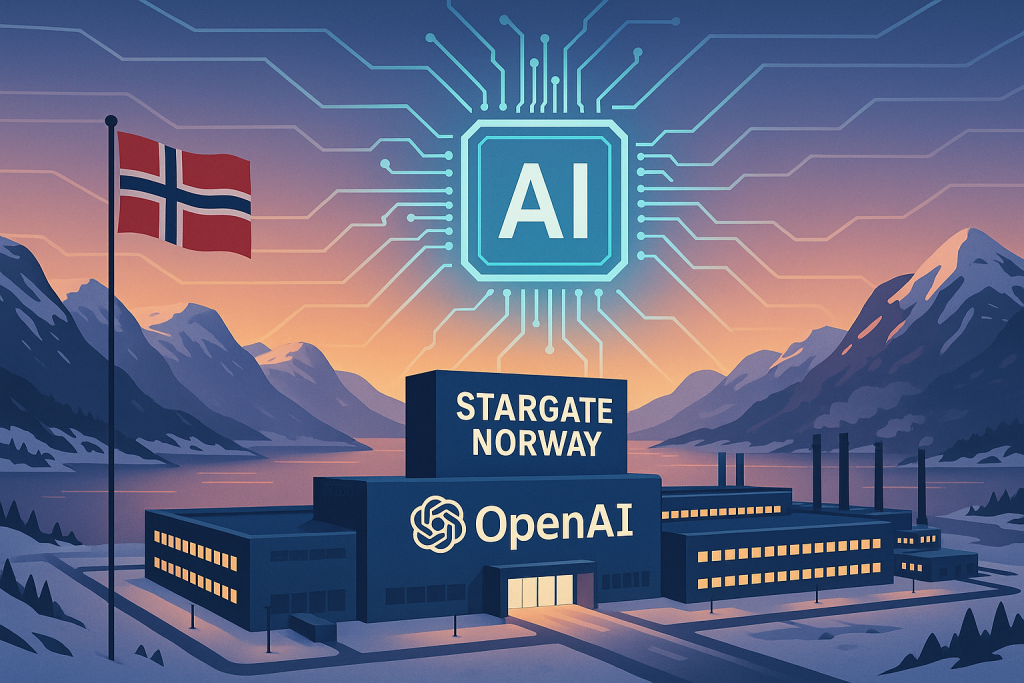 Stargate Norway: la première gigafactory IA européenne (par OpenAI) bouleverse la géopolitique de l'intelligence artificielle
