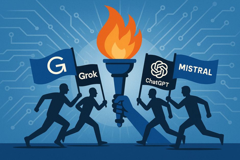 Top 100 Apps IA 2025 : La Guerre Gemini, Grok, ChatGPT, Mistral (et Ce Que Ça Change Vraiment Pour l'Écosystème