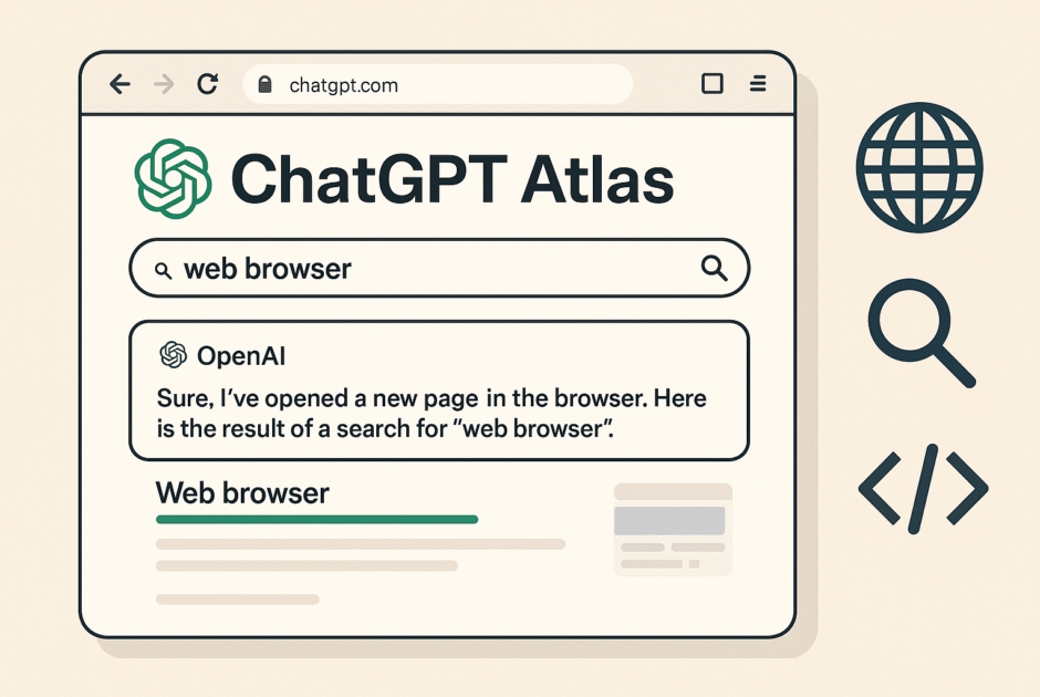 ChatGPT Atlas : OpenAI Dégaine son Navigateur IA-First – Rupture pour le Web, le Search et l'Écosystème Dev/Product ?